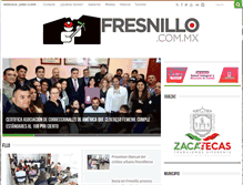 Tablet Screenshot of fresnillo.com.mx